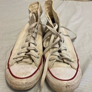 White used converse